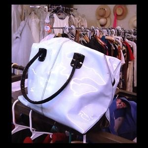 Baby blue fashion purse