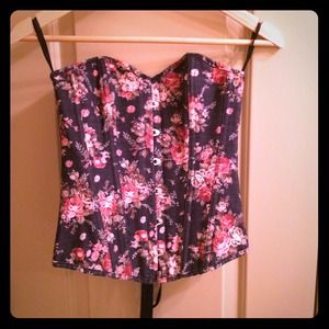 Floral Corset Top