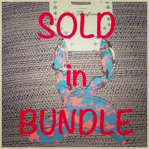 SOLD in Bundle!!  Small flexible head wrap