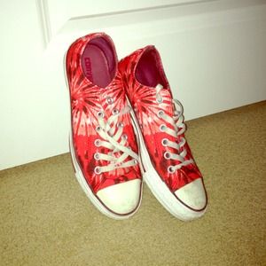 Red Firework Converse