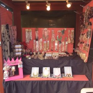 Earings, scarf, necklace, bracelets, rings