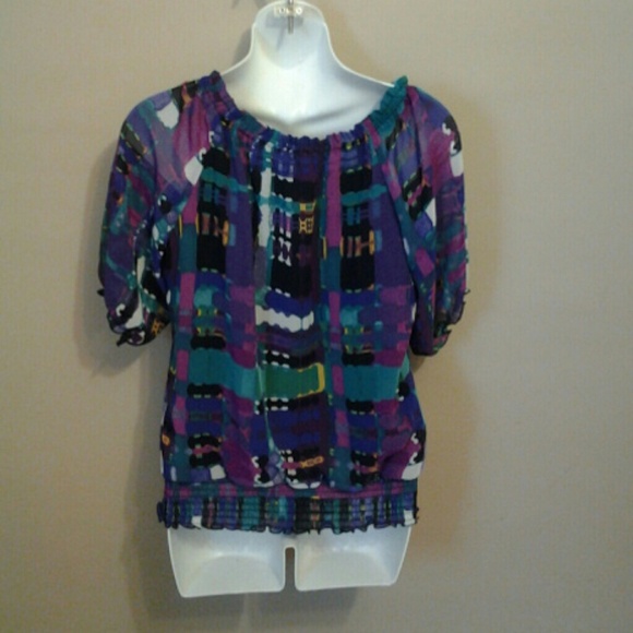 RUFF multi color top - Picture 2 of 3