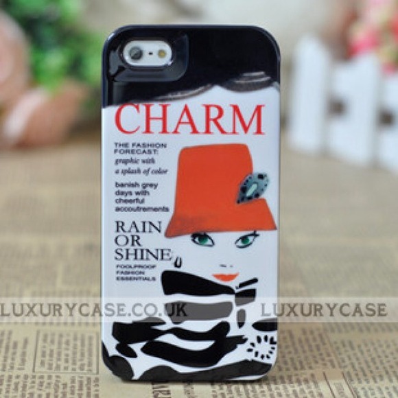 ⛔️SOLDKate Spade  iphone 4 4 s hard case.  Charm