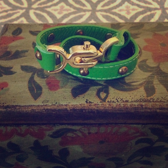 Leather wrap bracelet