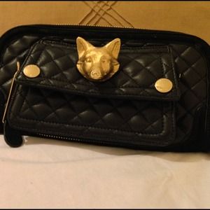 Burberry Prorsum Alma Fox Head Clutch