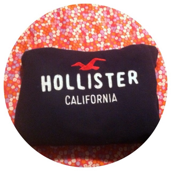 🚫TRADED🚫 Hollister navy blu hoodie