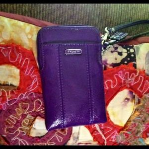 Coach leather universal case