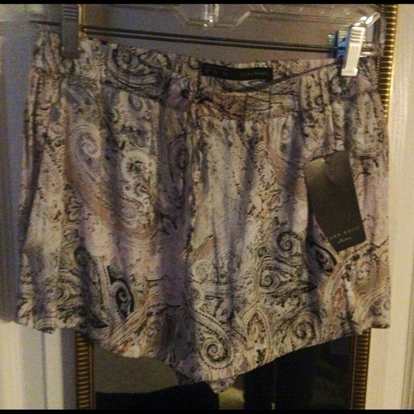 Zara Print Shorts