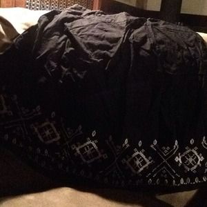 Apostrophe A-line skirt