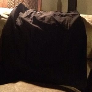 Black pencil skirt