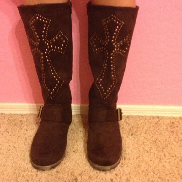 X-Marini Boots in brown! Size 7.5