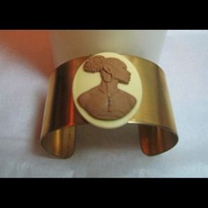 African American Woman Cuff Bracelet