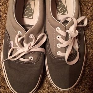 2 tone gray VANS👟