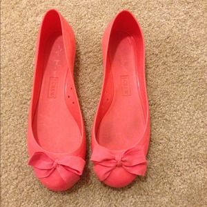 *REDUCED* J Crew rain flats