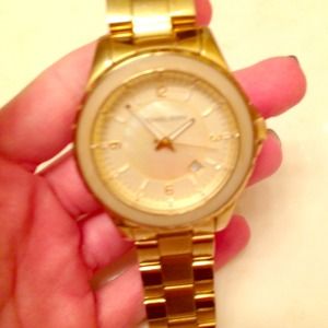 Gold Michael Kors watch