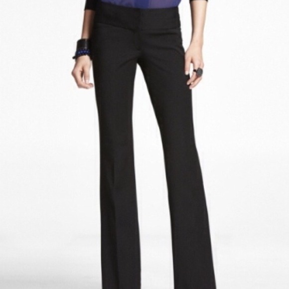 STUDIO STRETCH WIDE WAISTBAND FLARE EDITOR PANT