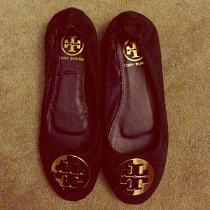Tory burch flats.Size 39. Imitation.Suede.