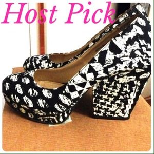 Black and White Heels