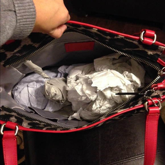 Sold in a bundle💥Coach Ocelot Leopard Print N/S - Picture 3 of 4