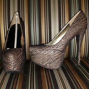 Justfab Platform Pumps 1/2 off!