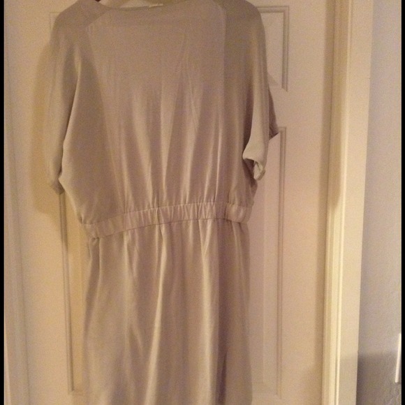 JCrew grey shirt dress. - Picture 2 of 3