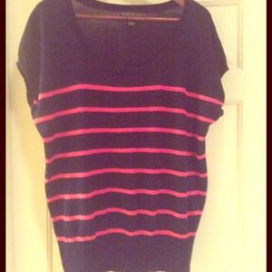 Striped sweater tee