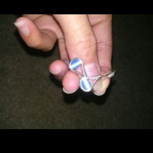 Earings - bluish tear drop