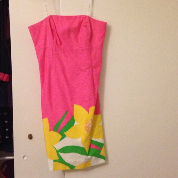 Lilly Pulitzer Tulip Strapless Dress (OBO)
