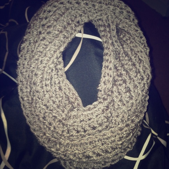 Custom Large Grey Infinity Scarf