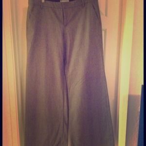 Grey wide leg trouser