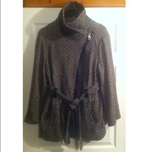 Wool Asymmetrical Winter Coat