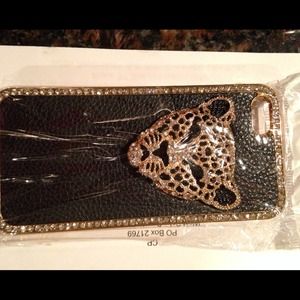 Leopard head leather iphone 5/5s