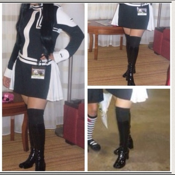 Long Gothic/Cosplay Boots (Black)