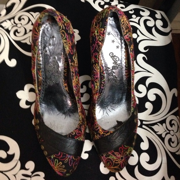 Naughty Monkey heels size 10 gently worn