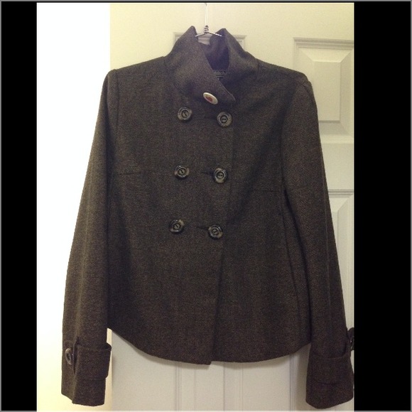 Light wool blend pea coat.