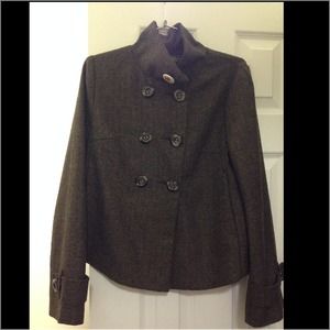 Light wool blend pea coat.