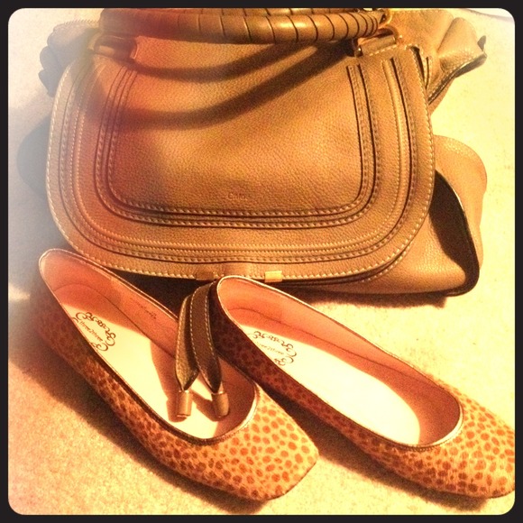 Three2three leopard flats