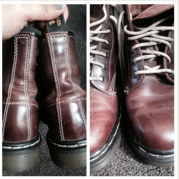 ⛔️ SOLD-- Brown Dr. Martens boots
