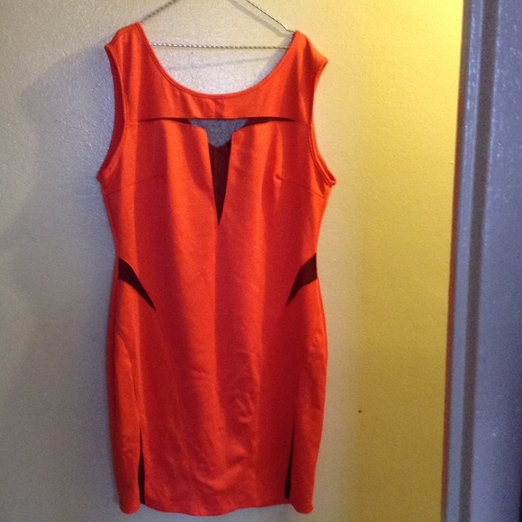 Never wore coral  dress.