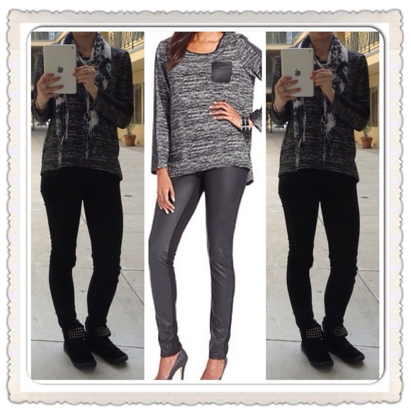 🌹SALE🌹Style&CoFauxLeather Hi-LowTop - Picture 2 of 4