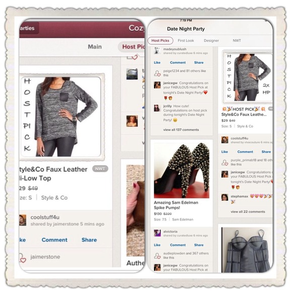 🌹SALE🌹Style&CoFauxLeather Hi-LowTop - Picture 4 of 4