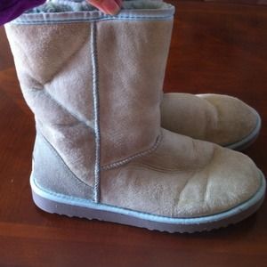 used ugg boots light blue