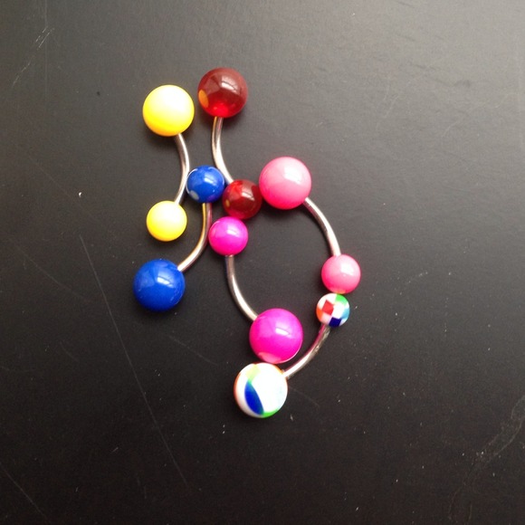 Bundle of belly button rings *price reduced*