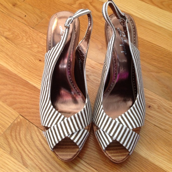 **SOLD** Lollipop Peep Toe Heels