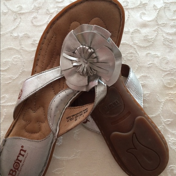Silver Born hand made t sandals