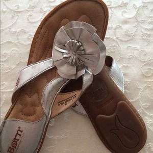 Silver Born hand made t sandals