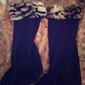 Hunter boot socks!!