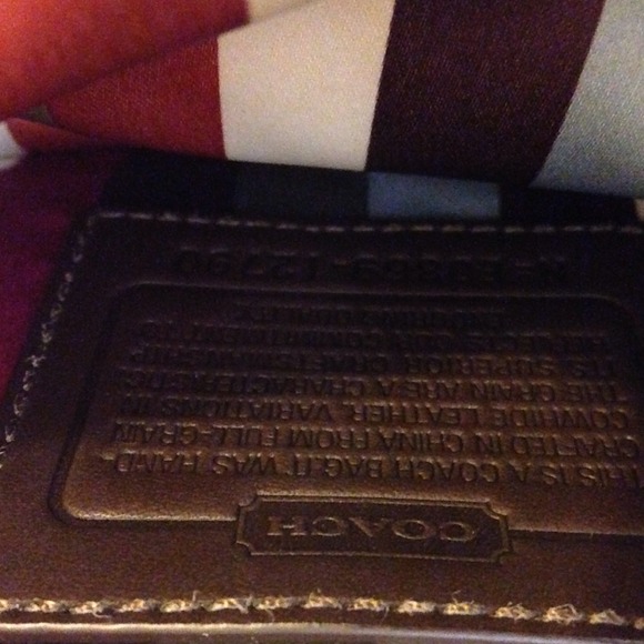 Coach Metallic Gold Python Clutch - Picture 3 of 4