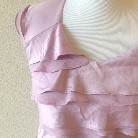 The Limited Tops - XS silky ruffle top, the limited, lavender. The Limited Tops - XS silky ruffle top, the limited, lavender.