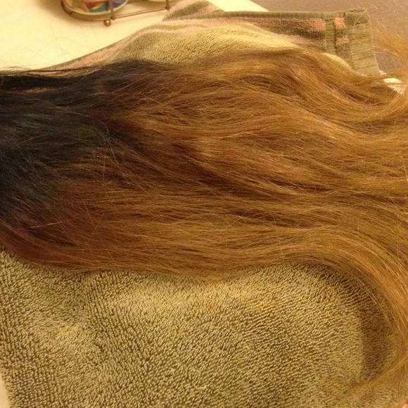 ❌ SOLD ❌ Ombré Brazilian Human Hair Extensions
